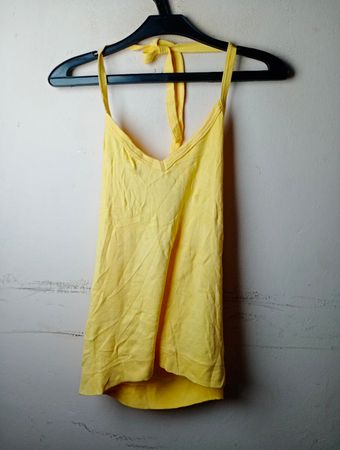 77 SEVEN Gelbes Tanktop