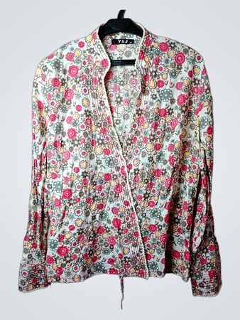 Y&J Floral Print Blouse