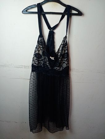 Janina Black Lace Babydoll