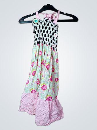 Mädchen Smockkleid mit Blumenmuster
