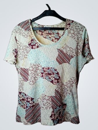 Patchwork Print T-Shirt