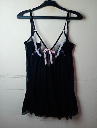 Ann Summers Schwarzes Babydoll Unterwäsche