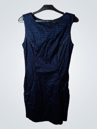 SPAO ärmelloses Kleid im Hahnentrittmuster