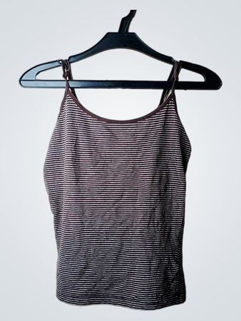 Basics Gestreifter Spaghetti-Top