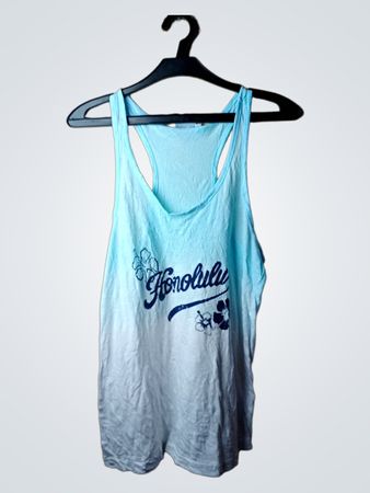 Light Blue Honolulu Tank Top