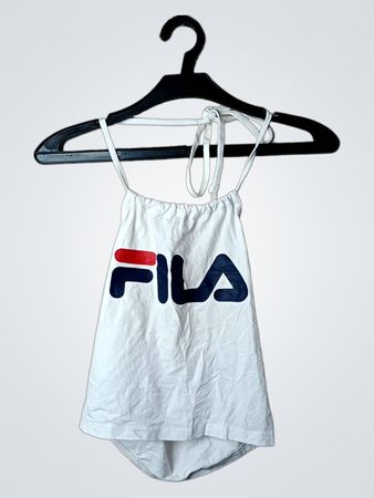 FILA White Halter Top