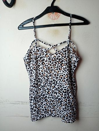 Leopardenmuster Cami Top