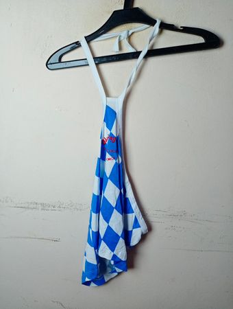 Wendy's Checkerboard Halter Top