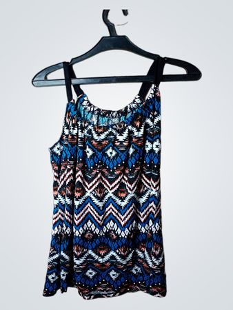Tanktop mit geometrischem Muster