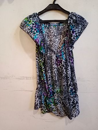 Damen Bedrucktes Kurzarmoberteil