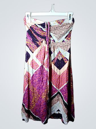 Esmara Damen Bandeau Maxikleid mit geometrischem Muster