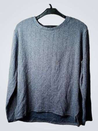 VRS WOMAN Fischgrät Langarmtop