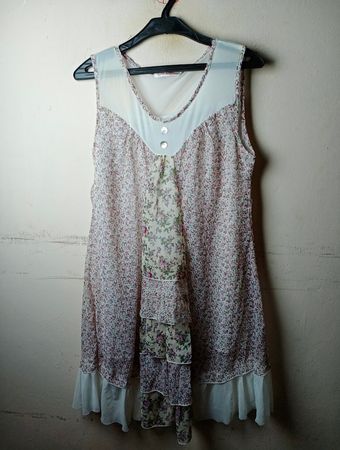 CICERO Floral Ruffle Dress