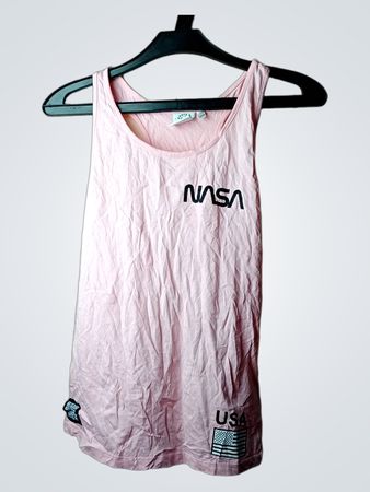 Pink NASA USA Tank Top