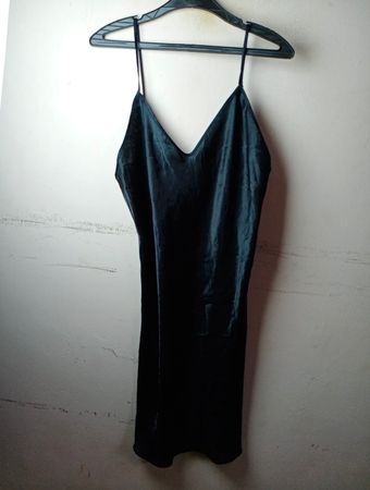 Jouliana Exclusive Black Slip Dress