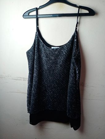 Colosseum Black Sparkly Camisole