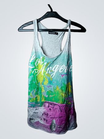 Crazy World Los Angeles Grafik Tanktop
