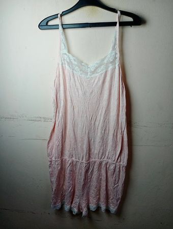 Hunkemöller Pink Lace Trim Slip Dress
