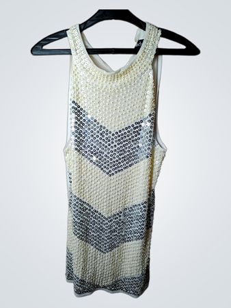 Bodyright Pailletten Chevron Tanktop
