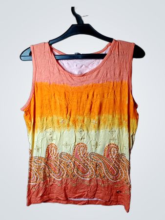 Lisa Tossa ärmelloses Tanktop mit Paisleymuster