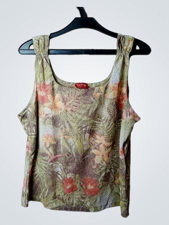 TAIFUN Floral Tank Top