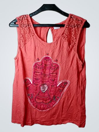 Vero Moda Ärmelloses Grafik-Top
