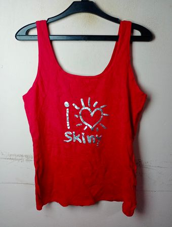 Skiny Red Tank Top