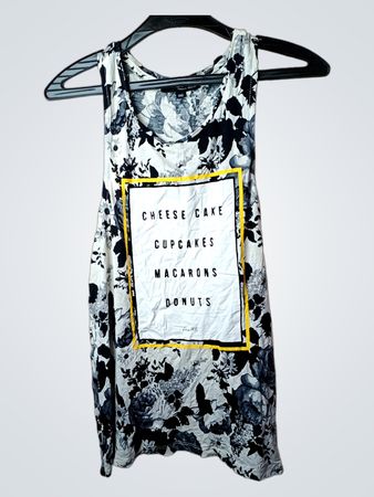 TALLY WEiJL Floral Print Tanktop mit Dessertgrafiken
