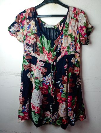 Florentia Damen Viskosekleid mit Blumenmuster