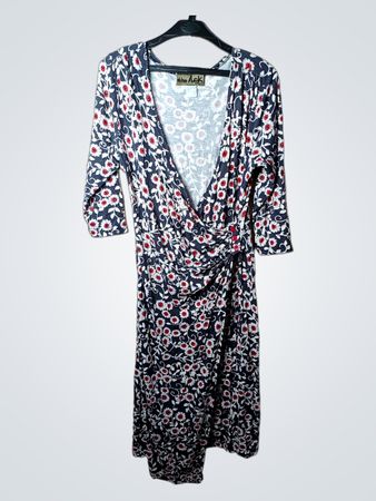 Amo Ack Floral Wrap Dress