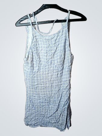 Fältchen kariertes Tanktop