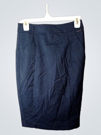 ORSY Marineblau Gestreifter Bleistiftrock