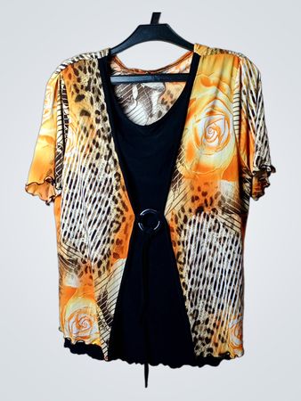 Damen Druckbluse