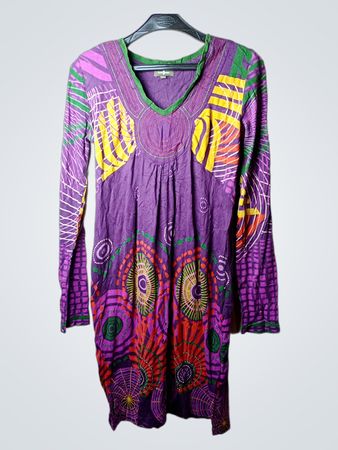 Sureana Damen lila Langarmkleid