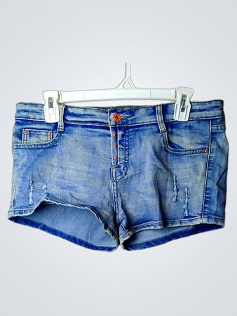 Brave Soul Damenschorts aus blauem Denim