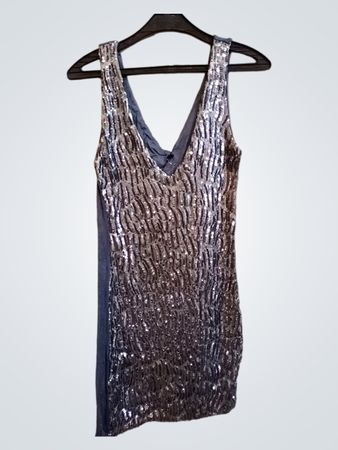 Tanktop mit Paillettenverzierung