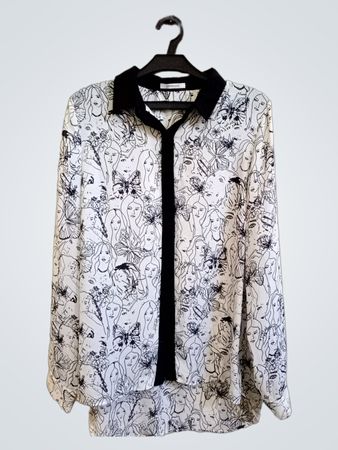 Promod Bedrucktes Langarmshirt