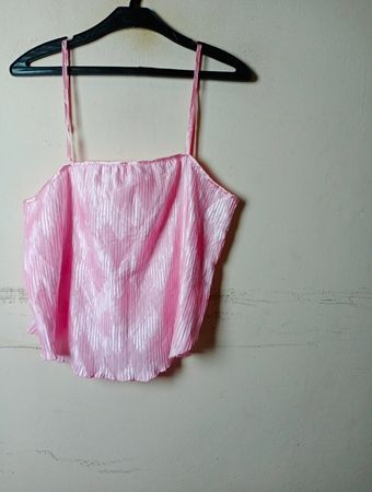 YESSICA Pink plissiertes Camisole-Top
