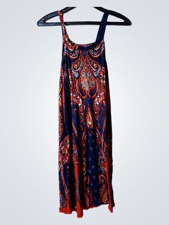 Maxikleid mit Paisley-Muster