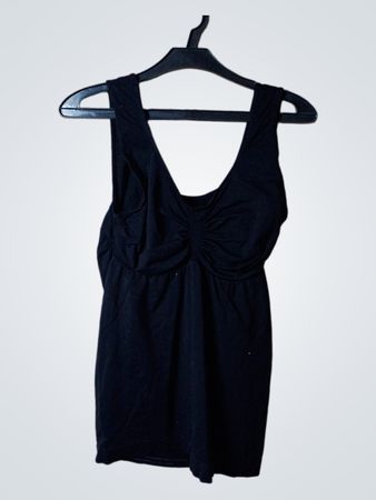 Schwarzes Tanktop