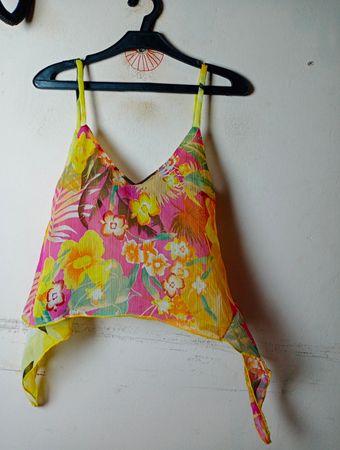 Cami-Oberteil mit Blumenmuster