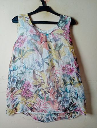 Fashion-Highlight ärmelloses Top mit Blumenmuster