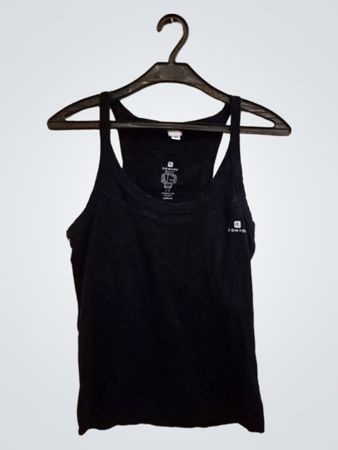 DOMYOS Schwarzes Tanktop