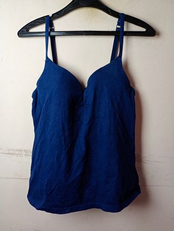 BLU MOTION Blue Tank Top
