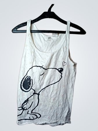H&M Snoopy Grafik-Trägertop
