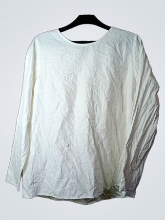 Rialtos Weißes Baumwoll-Langarmhemd