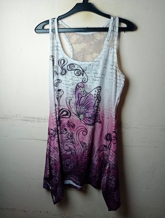 Innocent Life Tanktop mit Schmetterlingsdruck