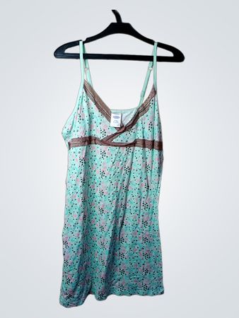 Old Navy Damen Spaghettiträger-Camisole mit blauem Blumenmuster