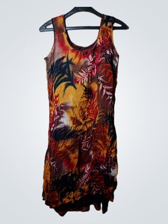Ärmelloses Kleid mit Blumenmuster
