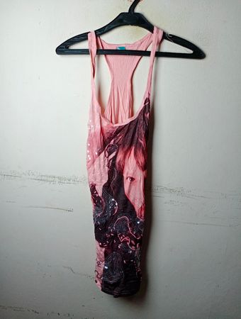 Chillin Damen Pinkes Grafik-Tanktop